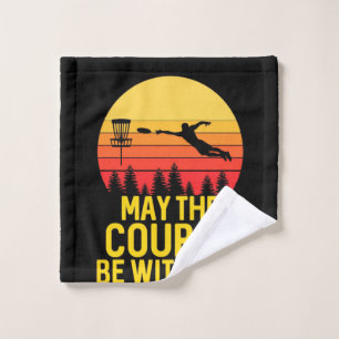 Disc Golf With You Wash Cloth