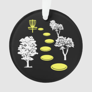 Disc Golf Woods Disc Golfer Gift Ornament
