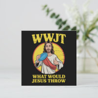 Disc Golf Wwjt What Would Jesus Throw Frisbee 