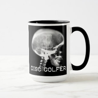 disc golf x ray mug