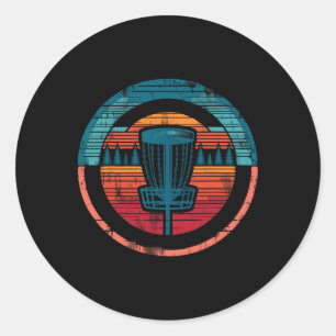 Disc Golfer Disc Golf Player  Classic Round Sticker