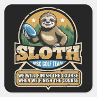 Disc Golfer Funny Sloth Disc Golf Player Golfer