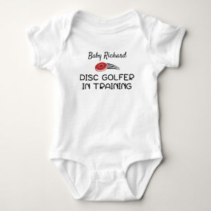 Disc Golfer in Training Disc Golf Baby Bodysuit