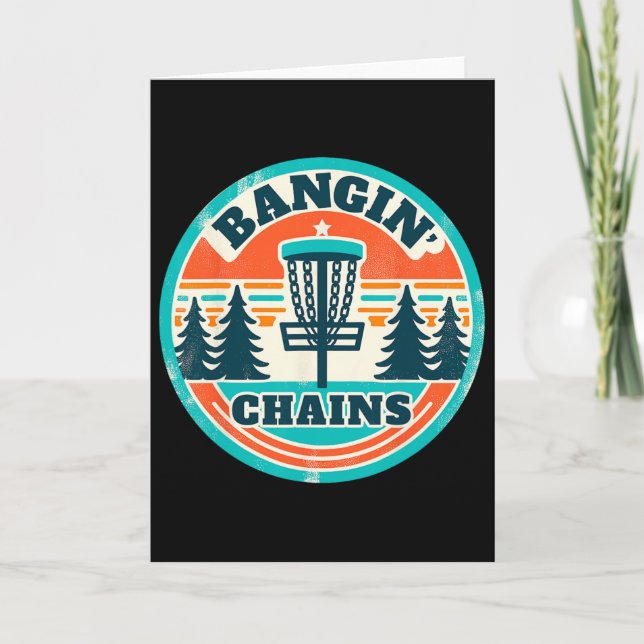 Disc Golfer - Ngin Chains - Disc Golf Player _2  Card (Front)
