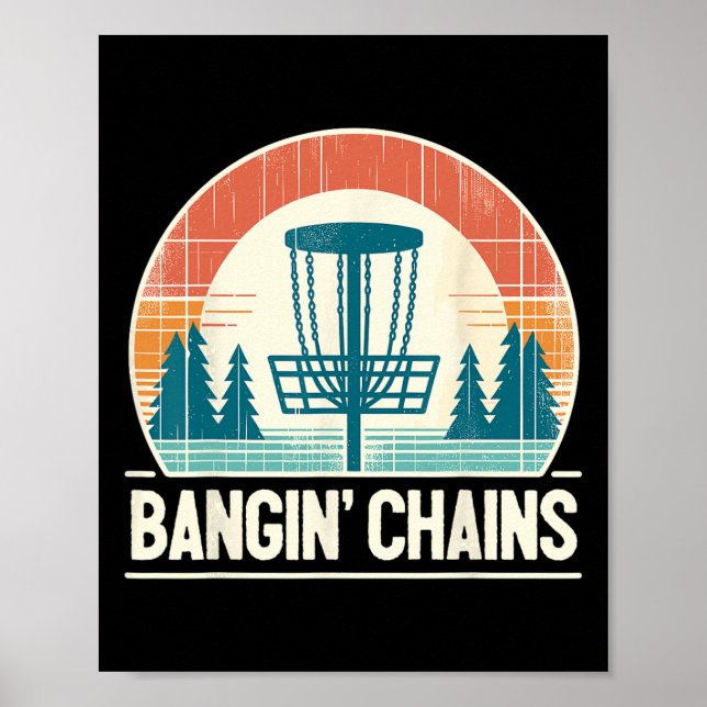 Disc Golfer - Ngin Chains - Disc Golf Player  Poster (Front)