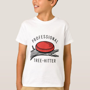 Disc Golfing Disc, Professional Tree-hitter, Retro T-Shirt