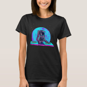 Disc Jockey Astronaut Dj Radio Club Turntablist Mu T-Shirt