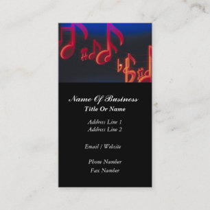 Disc Jockey Business Card