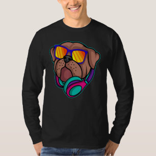 Disc Jockey Pug Radio Club Dj Turntablist Deejay D T-Shirt