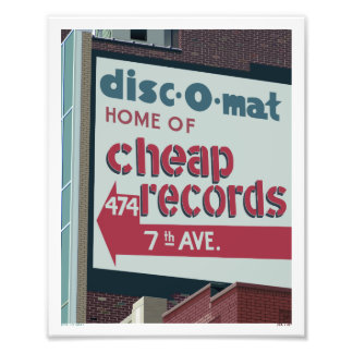 Disc-O-Mat 8" x 10" Original Digital Art Print