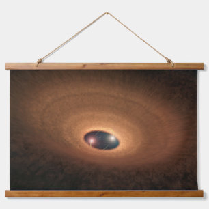 Disc Of Dusty Material Leftover From Star Forming Hanging Tapestry
