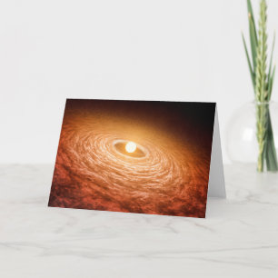 Disc Of Material Surrounding Star Fu Orionis. Card