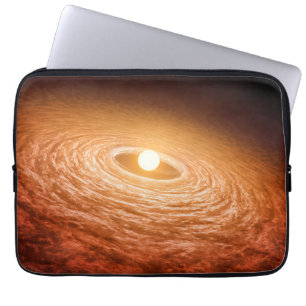 Disc Of Material Surrounding Star Fu Orionis. Laptop Sleeve