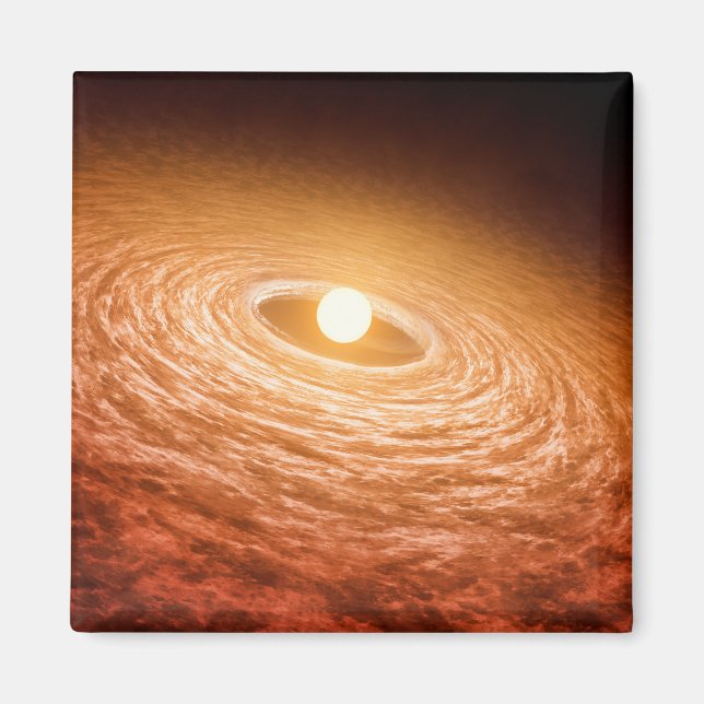 Disc Of Material Surrounding Star Fu Orionis. Magnet (Front)