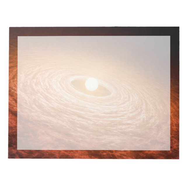 Disc Of Material Surrounding Star Fu Orionis. Notepad (Front)