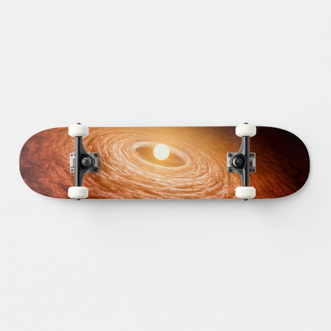 Disc Of Material Surrounding Star Fu Orionis. Skateboard (Horz)