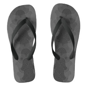Disc Pattern 02.Grey Lgrey BG Jandals