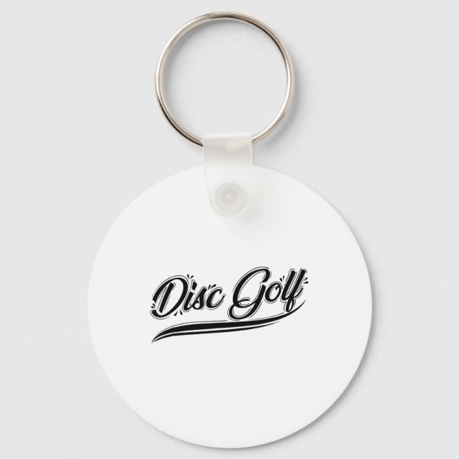 Discgolf Is The Best Sport  Key Ring (Front)