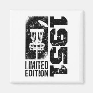 Discgolf Vintage 1951 Birthday Disc-golfing Game D Magnet