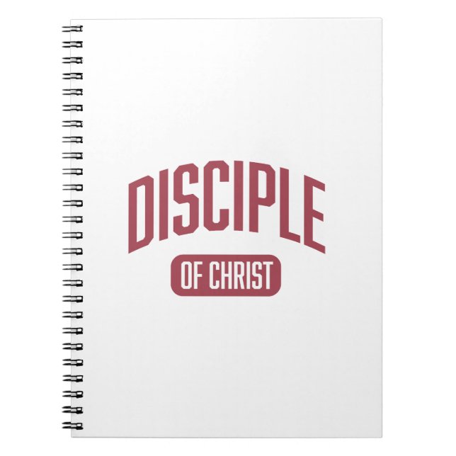 Disciple Burgundy Spiral Notebook (Front)