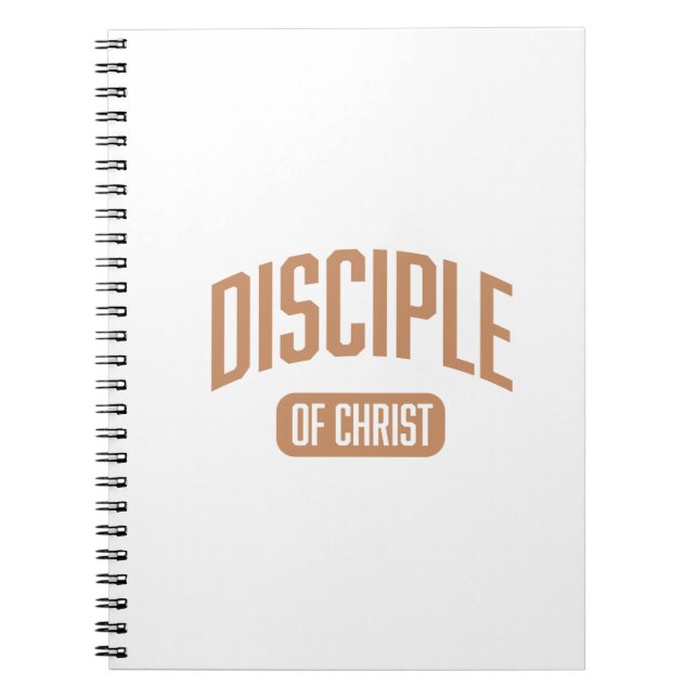 Disciple Terracotta Spiral Notebook (Front)
