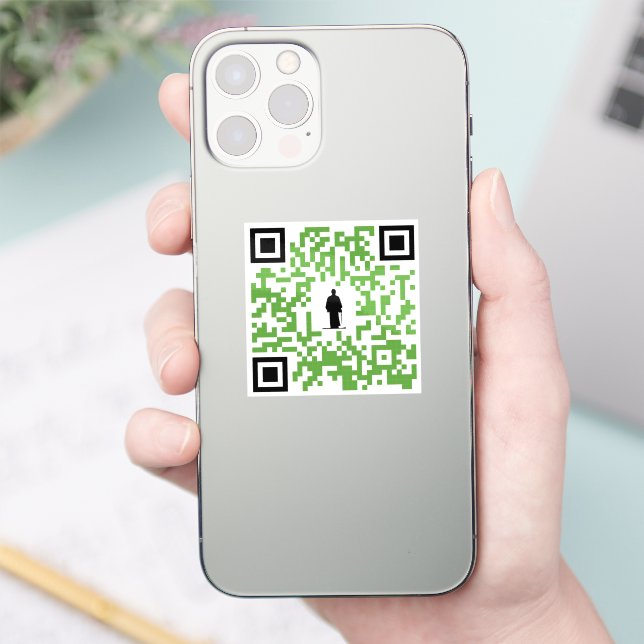 DiscipleDojo QR sticker (Phone)