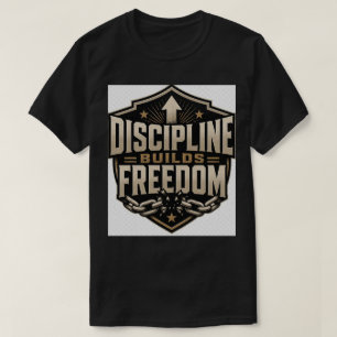 Discipline Builds Freedom Motivational Success Min T-Shirt
