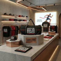 Discipline Builds Power Gym Motivational Duffel Ba