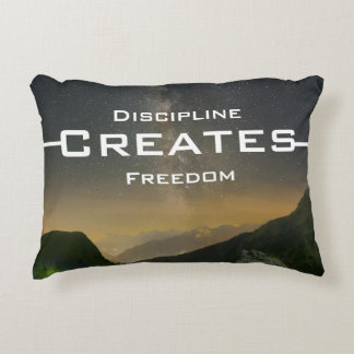 Discipline Creates Freedom – Accent Pillow