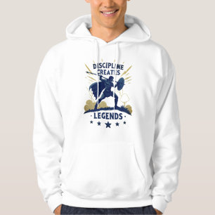 Discipline Creates Legends Hoodie – Motivational
