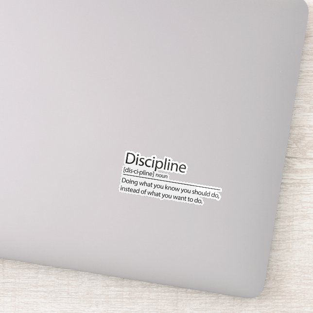 Discipline Definition, Motivational Inspirational (Detail)