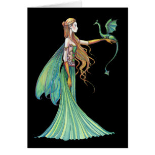 Discipline Green Fairy Dragon by Molly Harrison