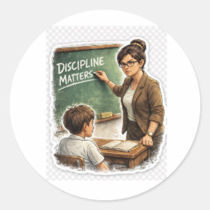 Discipline Matters Teacher Sticker