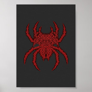 Discipline Spider Gym Bodybuilding Aesthetic Poster