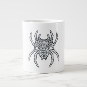 Discipline Spider Gym Fitness Graphic Large Coffee Mug