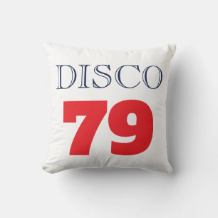 Disco 79 Pop Art Music Entertainment Retro Cushion
