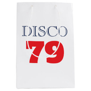 Disco 79 Pop Art Music Entertainment Retro Medium Gift Bag