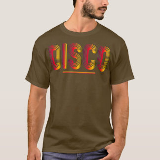 Disco 970s Style Flashy Light  Vintage Disco T T-Shirt