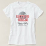 Disco Bachelorette Weekend Party Retro 70s Bride T-Shirt<br><div class="desc">Let's Go Girls Bachelorette Disco themed shirt you can easily customise for your weekend of fun with the girls before the vow. Delight your girls with this simple and modern tees. Perfect for other special events and birthdays</div>