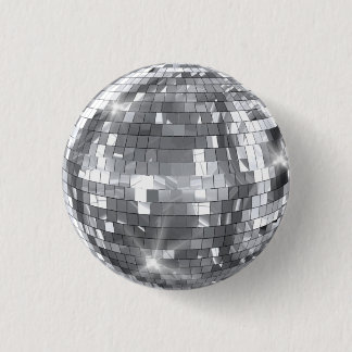 Disco Ball 3 Cm Round Badge