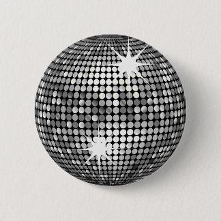 Disco Ball 6 Cm Round Badge