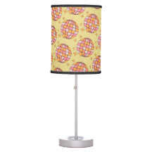 DISCO BALL BEIGE TABLE LAMP