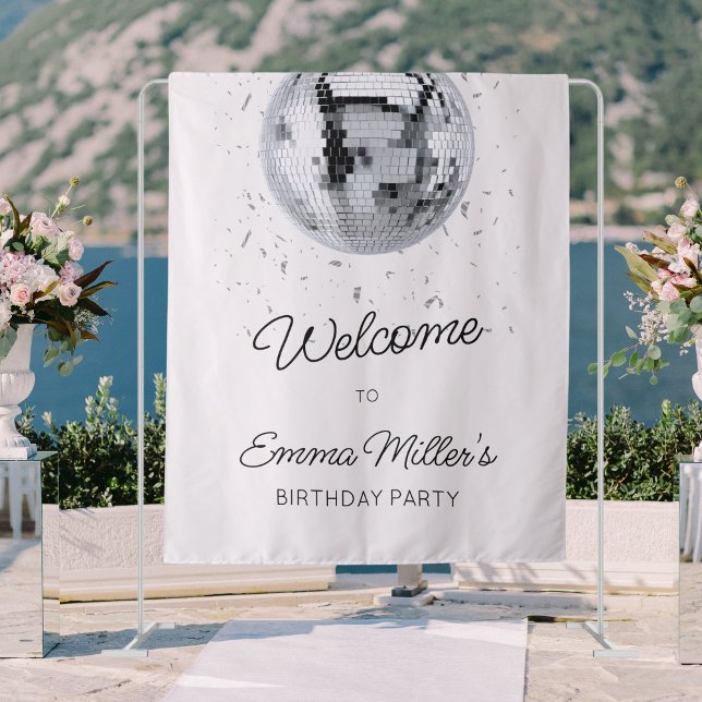 Disco Ball Birthday Tapestry (Creator Uploaded)