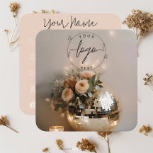 Disco Ball | Boho Florals | Aesthetic