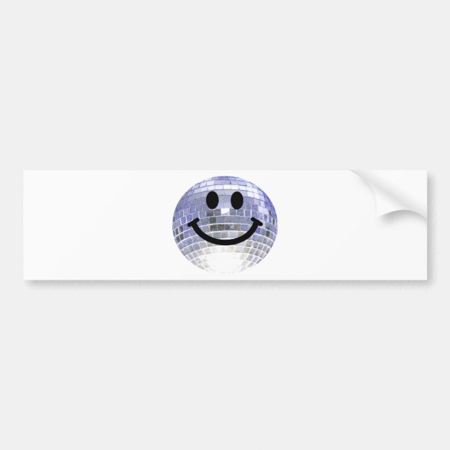 Disco Ball Bumper Sticker (Front)