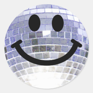 Disco Ball Classic Round Sticker