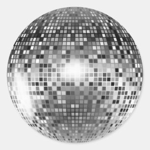 Disco Ball Classic Round Sticker