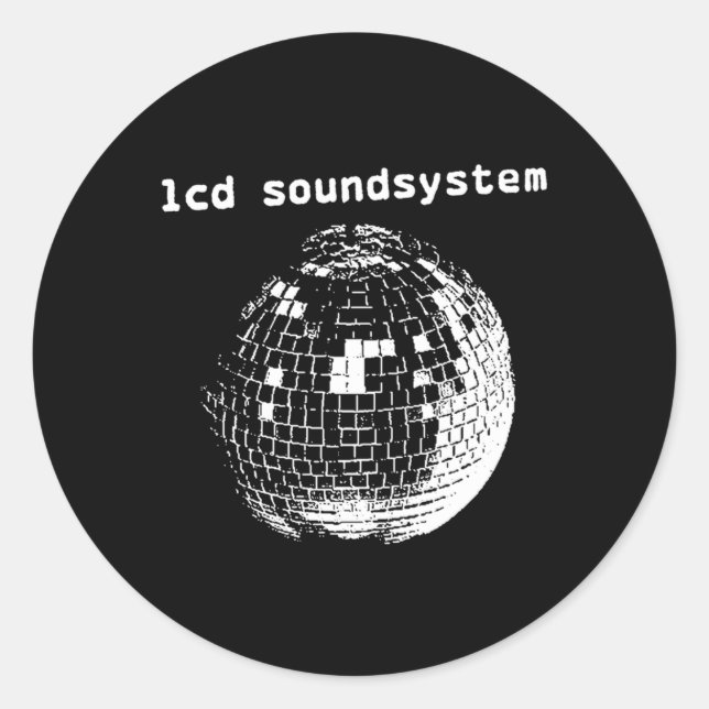 Disco Ball Classic Round Sticker (Front)