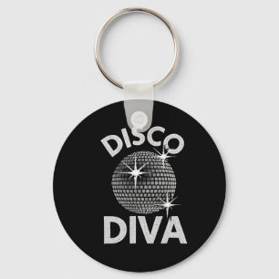 Disco Ball Disco Diva Queen1 Key Ring