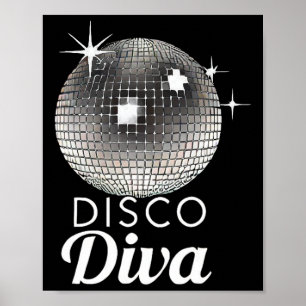 Disco Ball Disco Diva Queen3 Poster